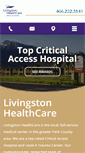 Mobile Screenshot of livingstonhealthcare.org